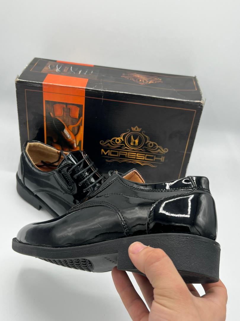 chaussures classic noir brillent derby