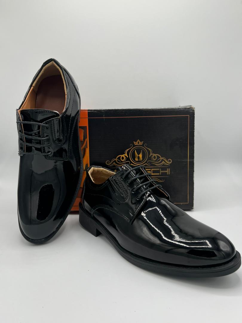 chaussures classic noir brillent derby
